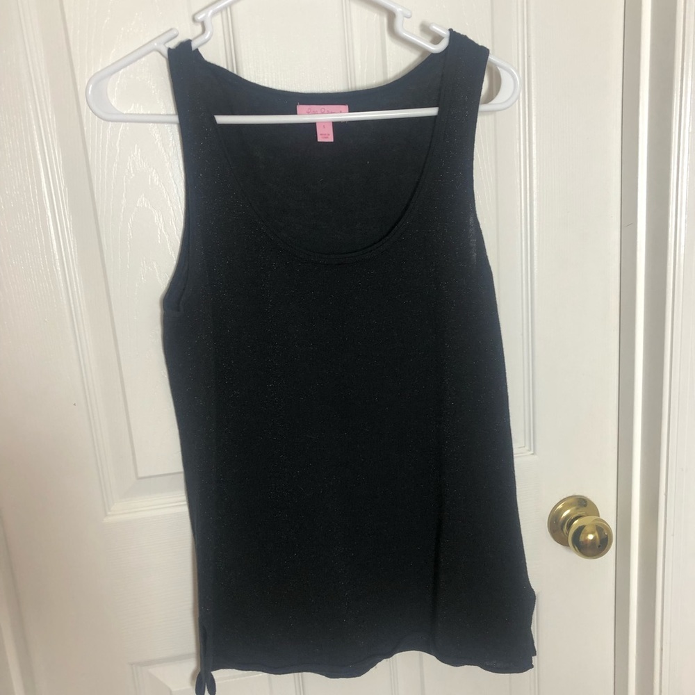 Lilly Pulitzer Elizabeth Sweater Tank in “onyx”